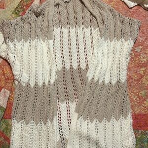 Loft cap sleeve sweater